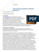 ConJur - A irreparabilidade do dano evitável no Direito Civil brasileiro (parte 2)