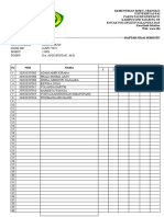 Daftar Hadir Kelistrikan (2020)