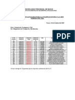 Entrega de Papeletas Pagadas para La Culminacion Del P.a.s, Mes Febrero Del 2019