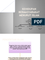 Kehidupan Bermasyarakat Menurut Islam