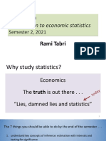 ECMT 1010: Introduction To Economic Statistics