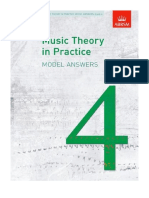 Music Theory in Practice Model Answers, Grade 4 - ABRSM