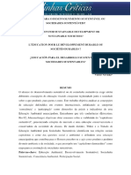 Educação para o desenvolvimento sustentável ou sociedades sustentáveis_