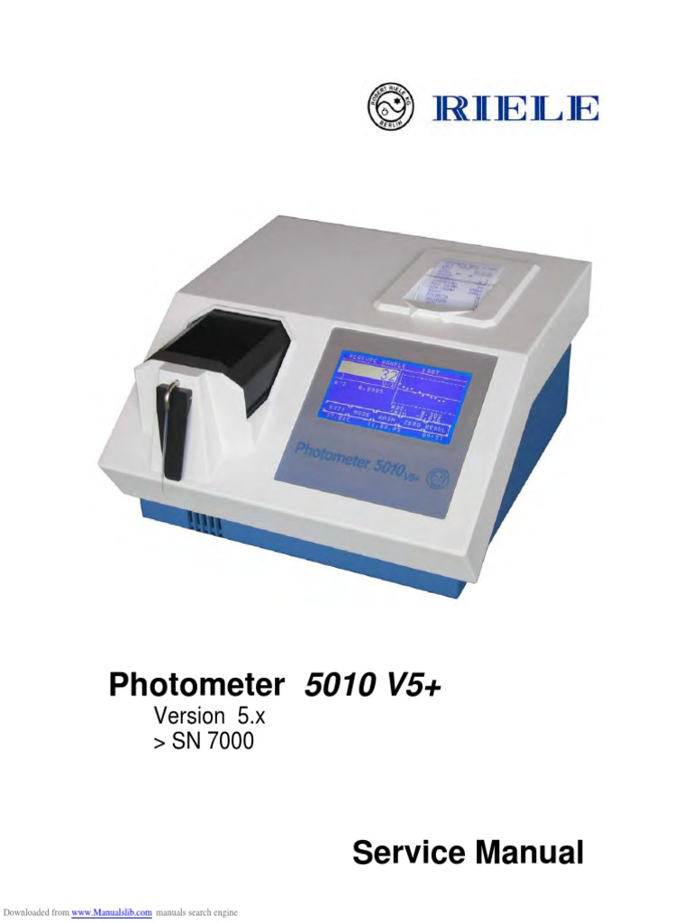 Photometer 5010 v5 PDF Analog To Digital Converter Calibration