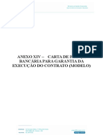 Anexo Xiv - Carta de Fiança Bancária (Modelo)