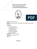 Monografía Atorvastatina en El Tratamiento de Hipercolesterolemia