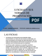 Las Fichas y Sus Normas de Presentación