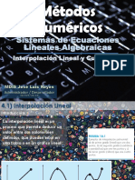 4.1 Interpolación Lineal y Cuadrática