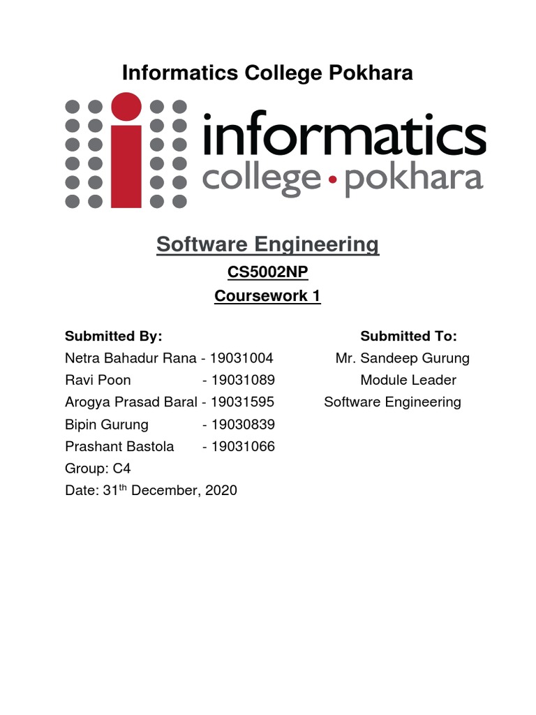 A19 CS5002 NP 19031004 Netra Bahadur Rana CW1 | PDF | Information ...