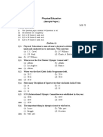 11 Sample Papers Physical Education 2020 English Medium Set 1