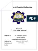 Department of Chemical Engineering