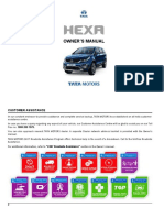 Tata Hexa Owner's Manual
