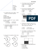 4to Grado Diagnóstico