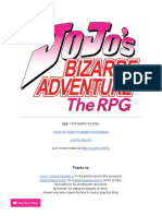 Jojo s Bizarre Adventure the Rpg