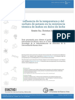 Influencia de la temperatura y el sorbato de potasio en la resistencia térmica de mohos en dulce de leche