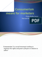What Consumerism Means For Marketers: Philip Kotler (1972) Harvard Business Review