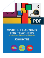 Visible Learning For Teachers - Certification & Development