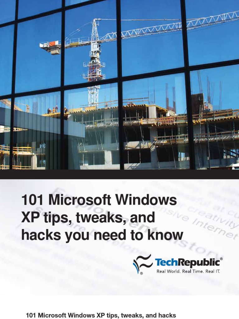 101 Microsoft Windows XP Tips, Tweaks, and Hacks You Need To Know | PDF ...