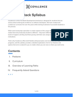 Online Full Stack Syllabus - Features, Curriculum, Pace & Price