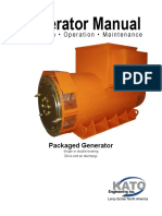 Generator Manual: Installation - Operation - Maintenance