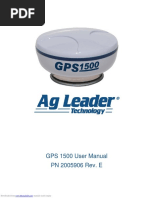 GPS 1500 User Manual PN 2005906 Rev. E: Downloaded From Manuals Search Engine