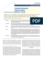 Progressive Right Ventricular Dysfunction in Patients With Pulmonary Arterial Hypertension Responding To Therapy