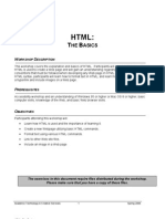 HTML: The Basics Workshop