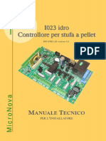 NOME I023 Idro Micronova Service Manual Controllore Stufa Pellet