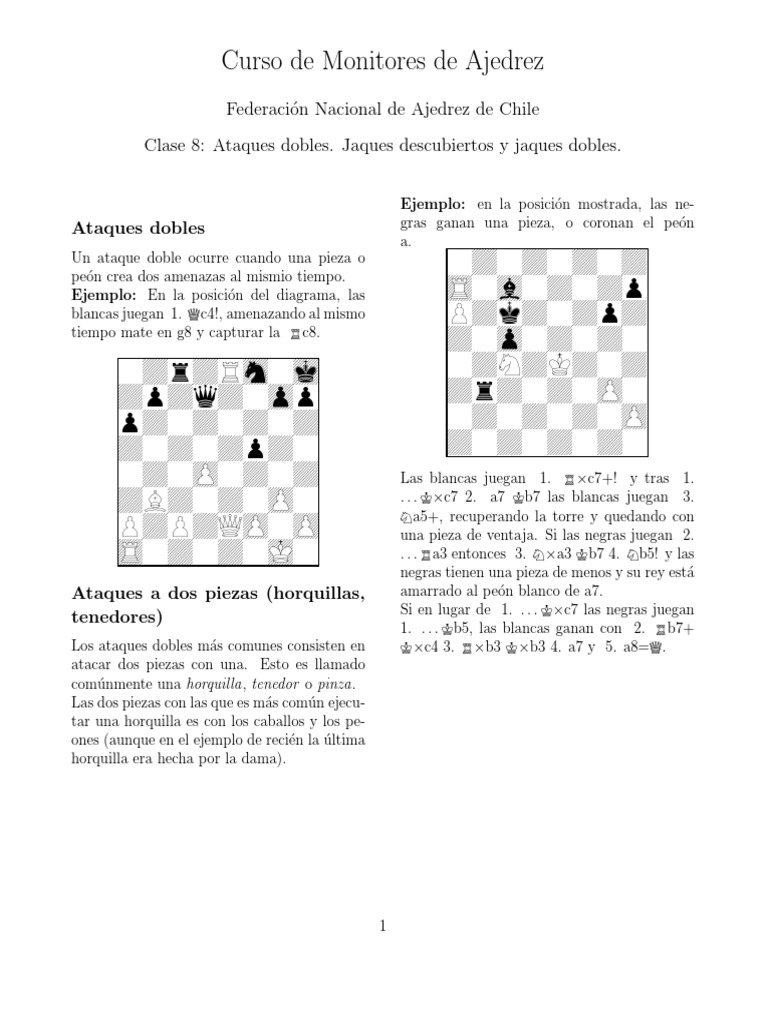 Chess.com - Español - ¿Dominas el tema del ataque doble? Necesitarás este  concepto para resolver el #problema diario de #ajedrez de hoy ¡Juegan  blancas y ganan!