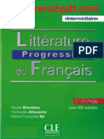Littérature Progressive Du Français - Niveau Intermediaire