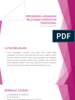 1.dukungan Perundang-Undangan Pelayanan Kesehatan Tradisional