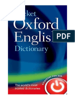 Pocket Oxford English Dictionary - Oxford Languages