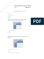 Examen Final Mooc Teoria de Juegos