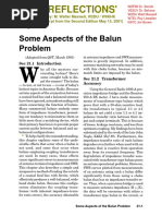 01B Balun - Reflections 2nd Edition Chapter 21 - Some Aspects of The Balun Problem (By Walter Maxwell W2DU)