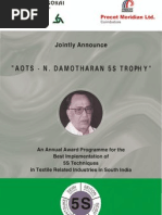 "Aots - N. Damotharan 5S Trophy": Jointly Announce