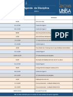 Gestão Da Qualidade-Agenda Da Disciplina