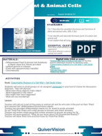 QV Activity Plan Plant and Animal Cells