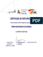 Certificado de Participacion