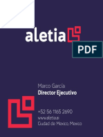 Businesscard Aletia Marco