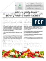 Informe Consumo Frutas Verduras