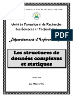 Séquence 3 - Les Structures de Données Complexes Et Statiques