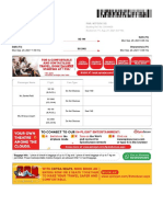 Airplane Ticket Format For Spice Jet