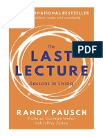The Last Lecture: Really Achieving Your Childhood Dreams - Lessons in Living - Randy Pausch