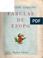 Fabulas de Esopo Coquito 2da Edicion