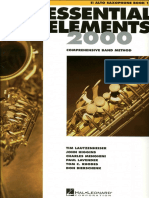 Essential Elements 2000 Eb Alto Saxophone Book 1