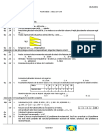 Test Clasa 5 Matematica Semestrul 1