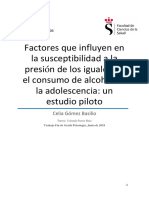 TFG - Gómez - Basilio-Factores Que Influyen en La Susceptibilidad A La Presión de Los Iguales Consumo Alcohol en Adolescencia