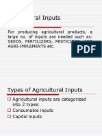 Agricultural Inputs