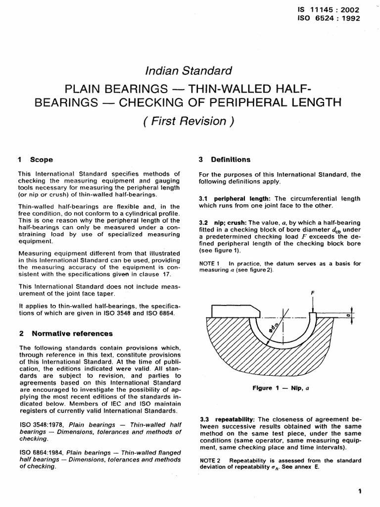Checking Methods for Thin-Walled Half-Bearings | PDF | Engineering ...