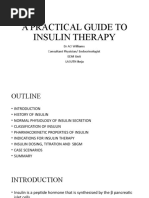 A Practical Guide To Insulin Therapy